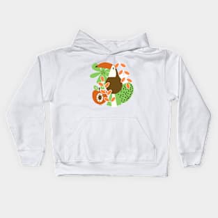 Toucan and fruits Kids Hoodie